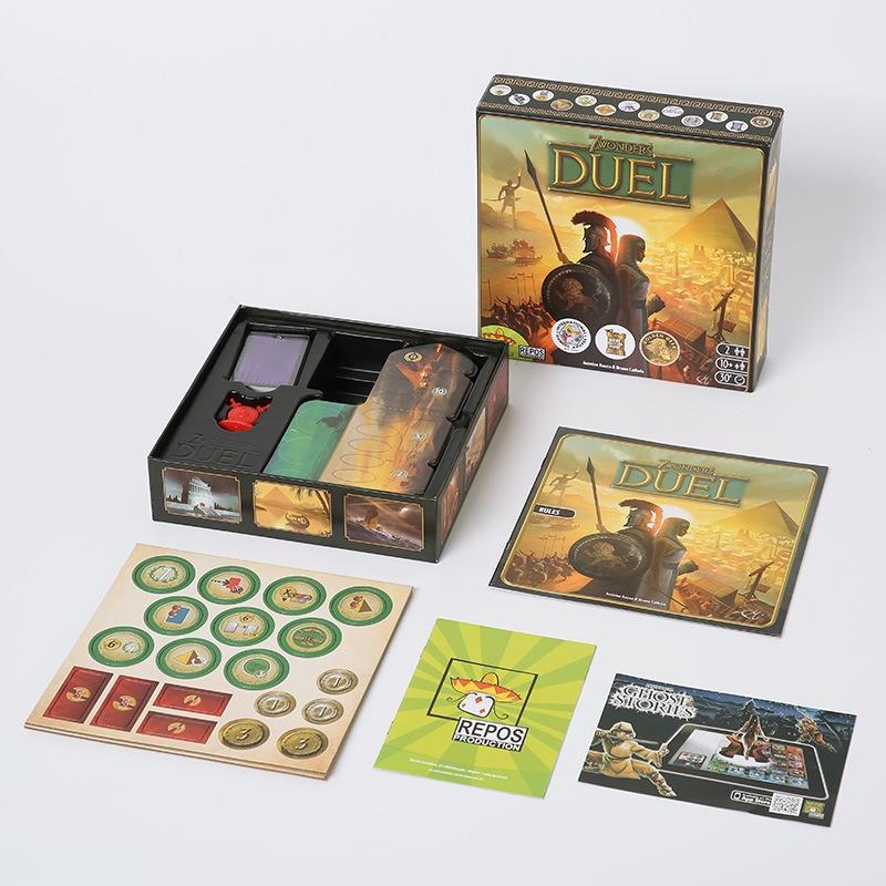 7 Чудес: Дуель Стратегічна Настільна Гра Для Дорослих Дітей