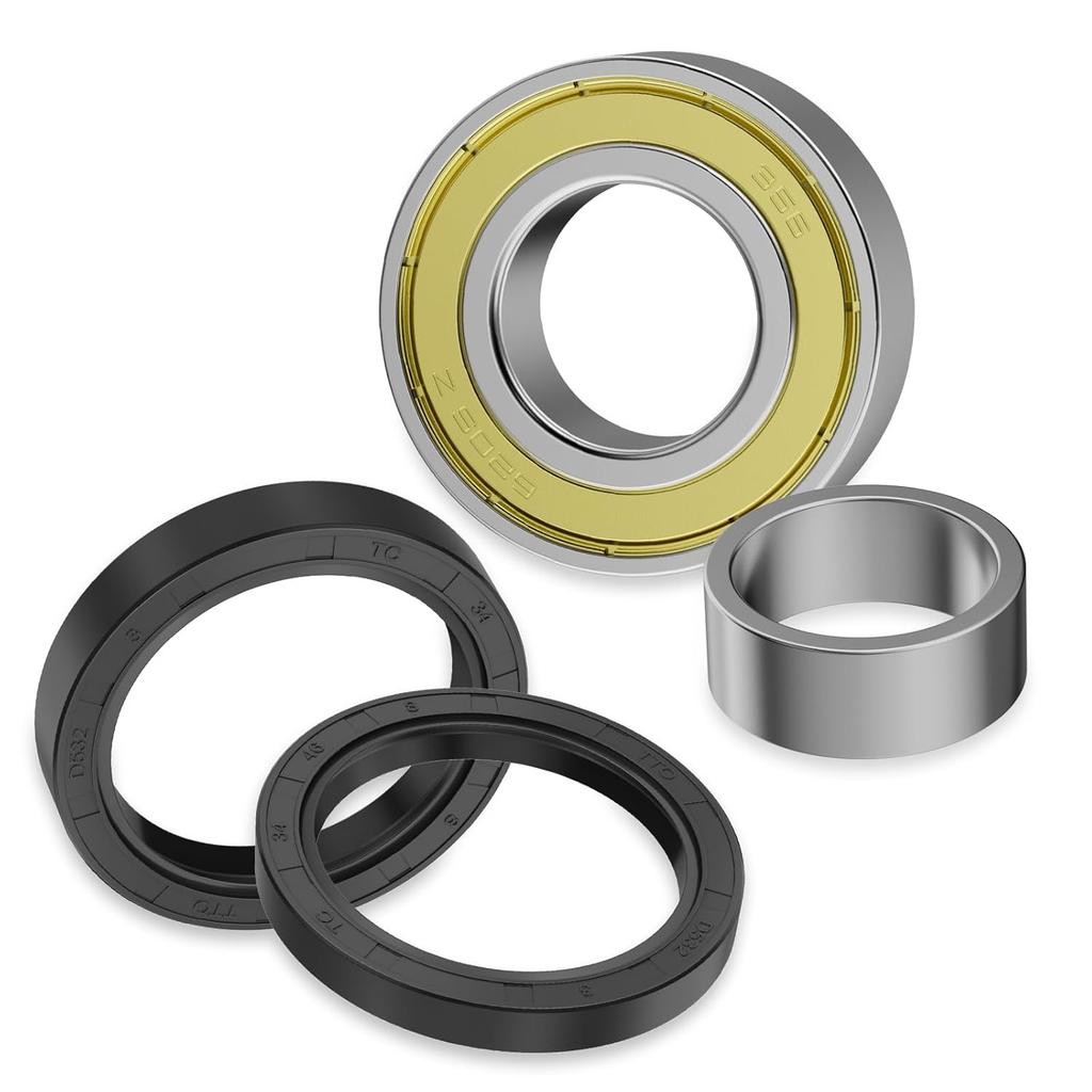 Rear Axle Bearing Bushing & Oil Seal Kit for Club Car DS & Precedent 1986-2014 Electric Golf Cart OEM 1011291 1014207 1013794