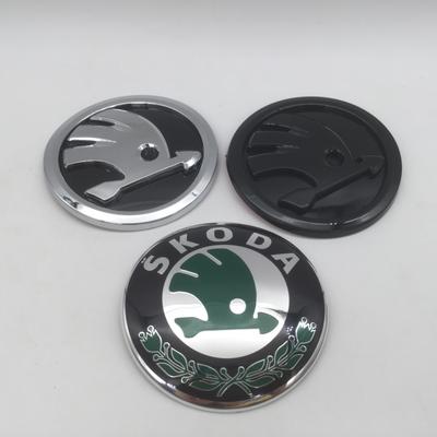 AAFO1 10pcs for Octavia Superb Car Emblem Front Grille Head Hood Bonnet Rear Tail Bumper Trunk Sticker Badge Styling Accessories