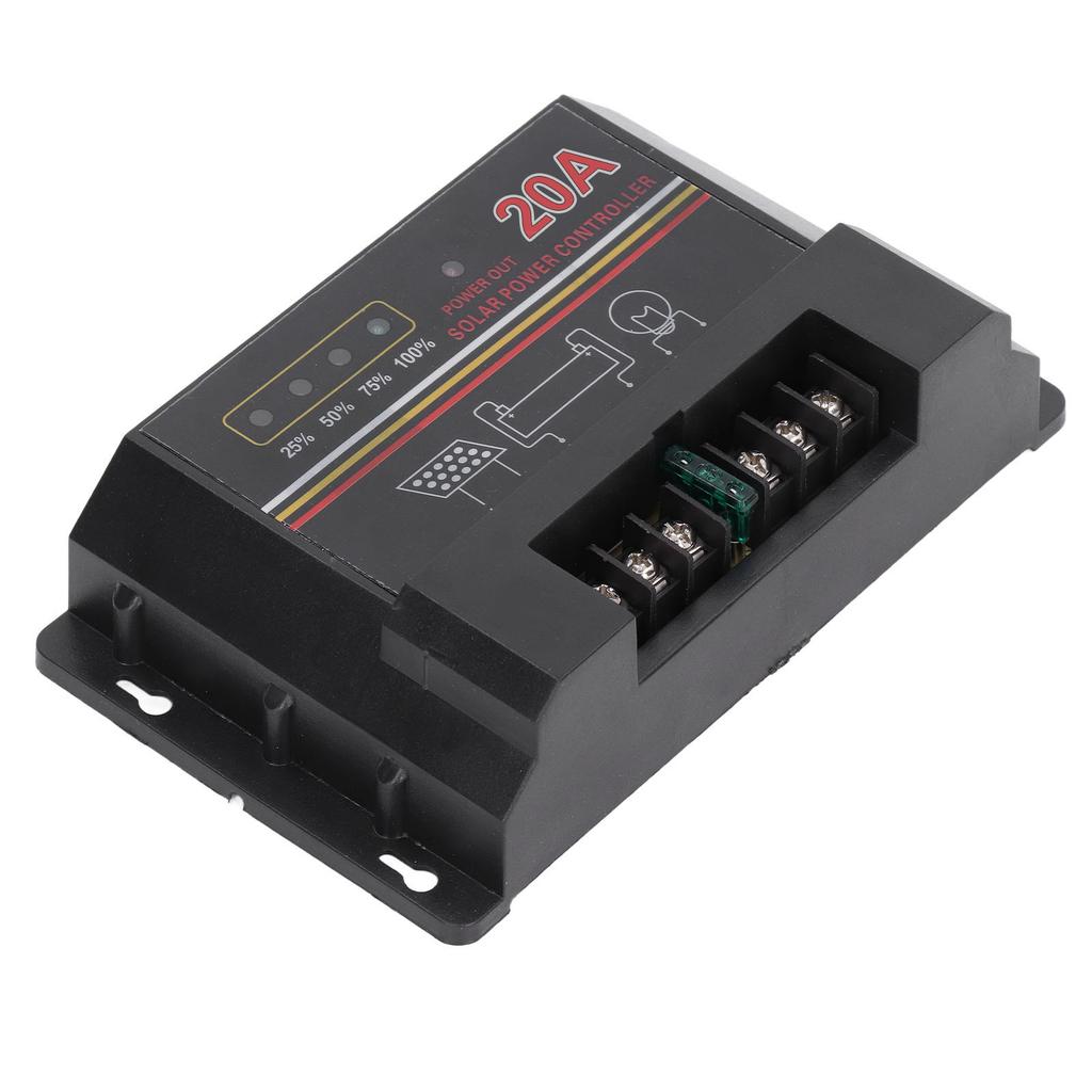 Solar Charge Discharge Controller High Speed CPU Microprocessor Multiple Protections Data Transmission 12V Solar