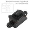 Waterproof Momentary Self Resetting Rocker Switch 6 Pin 3 Position ON Off ON DC 12V 24V AC 110V 220V for Motor Control Boat