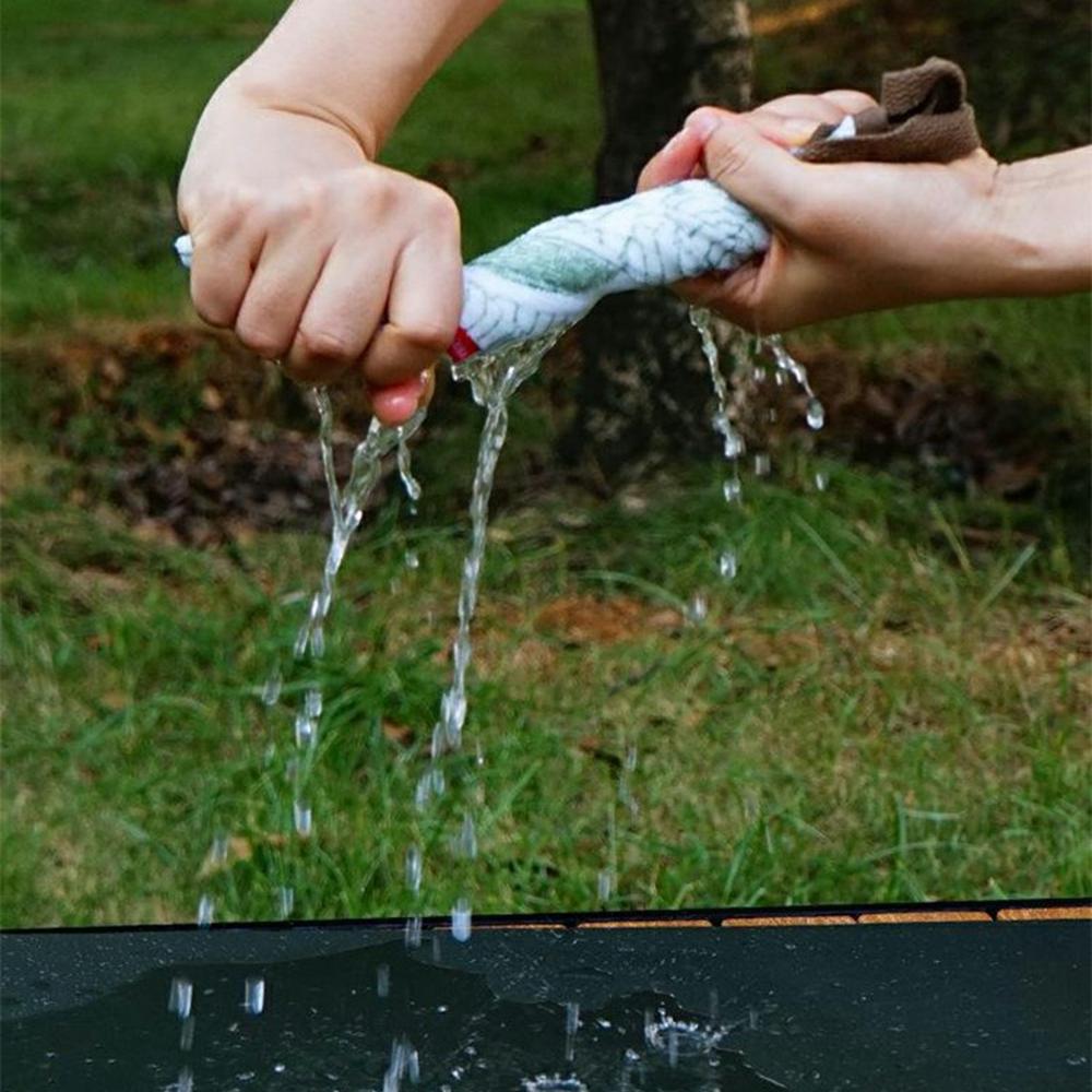 

CLS 27x27cm Multi-Purpose Outdoor Storage Bag Water Absorbent Towel for Camping Dishes