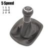 Neuer 5/6-Gang-Schaltknauf aus Leder, Gamaschen-Boot-Abdeckung für Volkswagen VW Passat B5 1998-2004, Auto-Styling-Zubehör