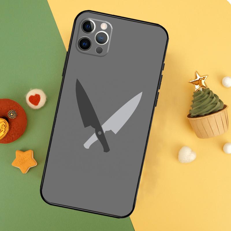 

Love Baking Chef Knife Funda For iPhone 11 12 13 14 16 15 Pro Max Mini XS Max X XR SE2 7 8 14 16 15 Plus Phone Case iPhone 16 Pro