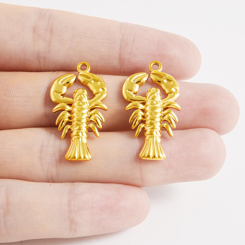 6pcs Assorted Leaf Fish Mushroom Plant Animal Pendant Enamel Charm Stainless Steel Charms For Jewelry Making Supplies DIY Craft
