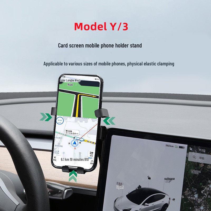 Tesla Model Y/3 Screen Mount Phone Holder
