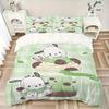 3pcs Milky Tea Pochacco Design Bedding Set - Includes Quilt Cover and Pillowcases, Suitable for All Seasons, Machine Washable - Ideal Gift f