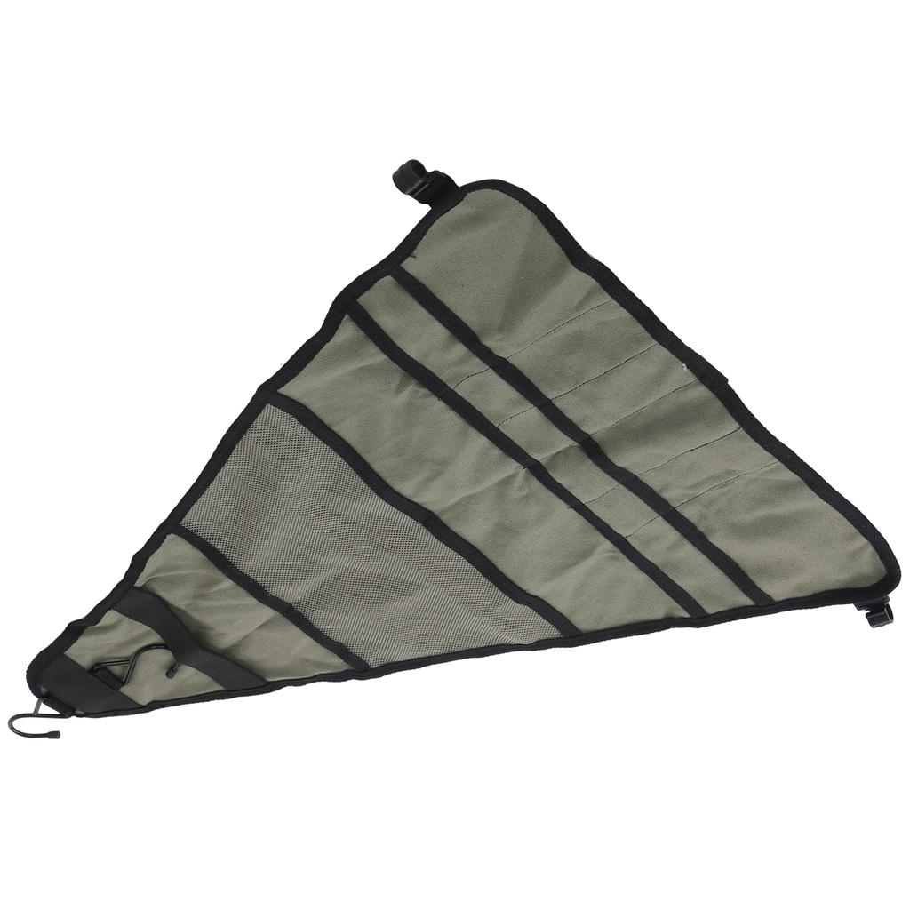 Geschirr Aufbewahrungstasche Faltbar Verstellbar Mehrere Taschen Bestecktasche für Rucksacktouren BBQ Camping Wandern