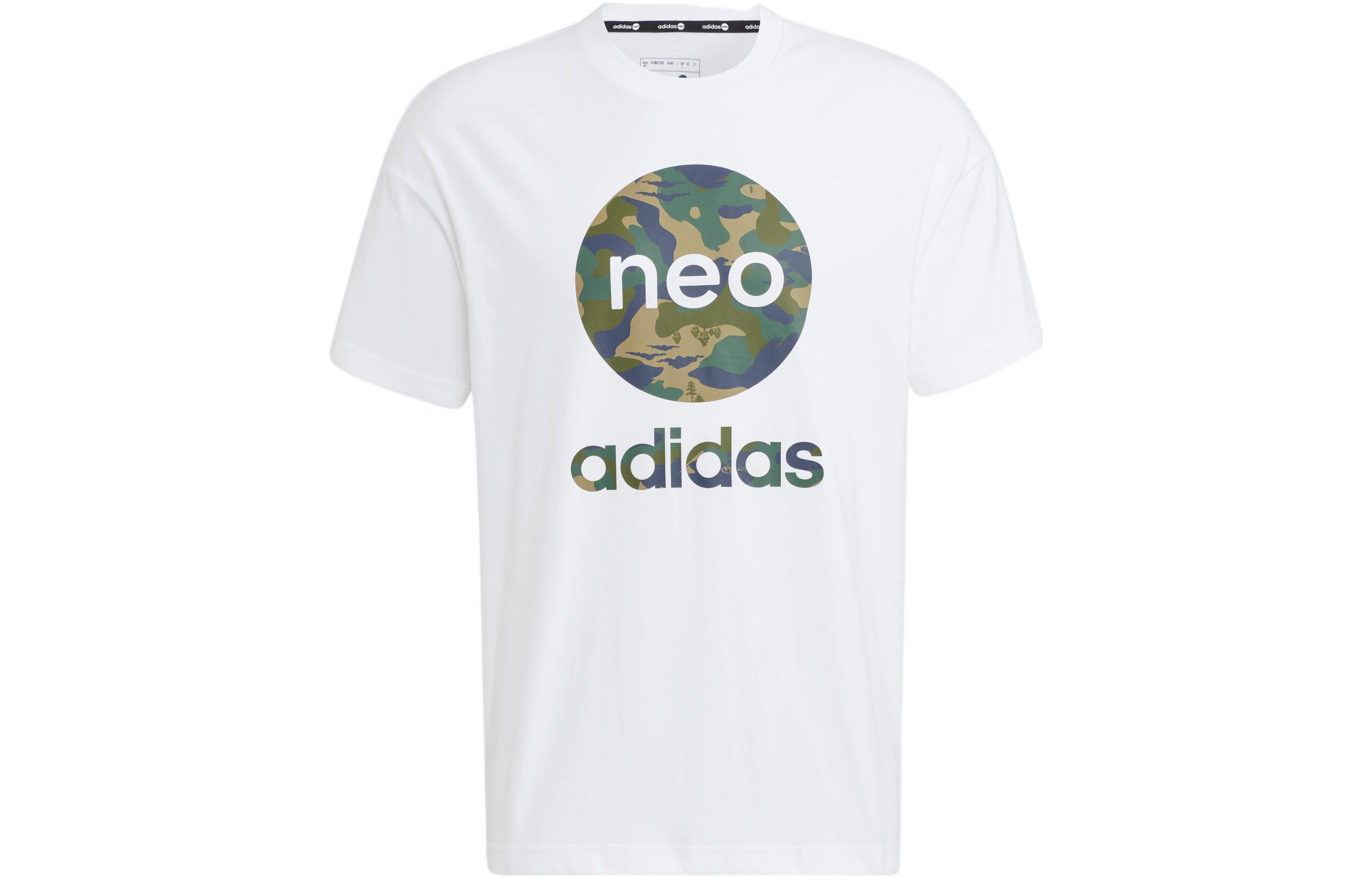 Adidas Neo T Shirt Unisex White HN8750 XXXL