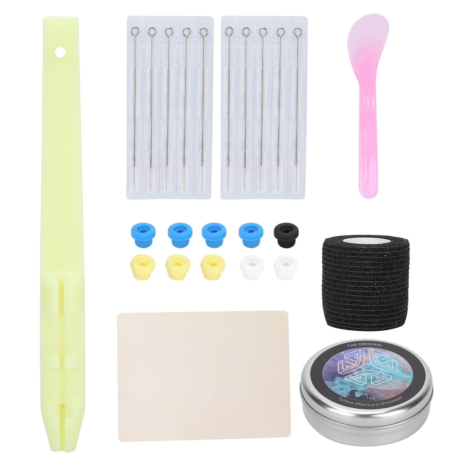 Hand Pen Tattoo Set DIY Tattoo Grommet Bandages Pen Kit for Tattoo Artists 3RL