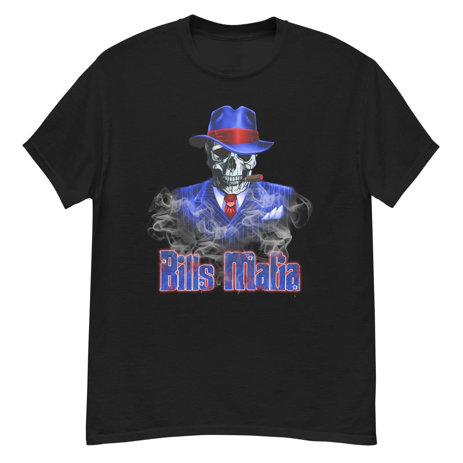Men s and Women s T-shirts Show Your Bills Mafia Pride with Our High-Quality Buffalo Bills Shirts - Sizes S XS