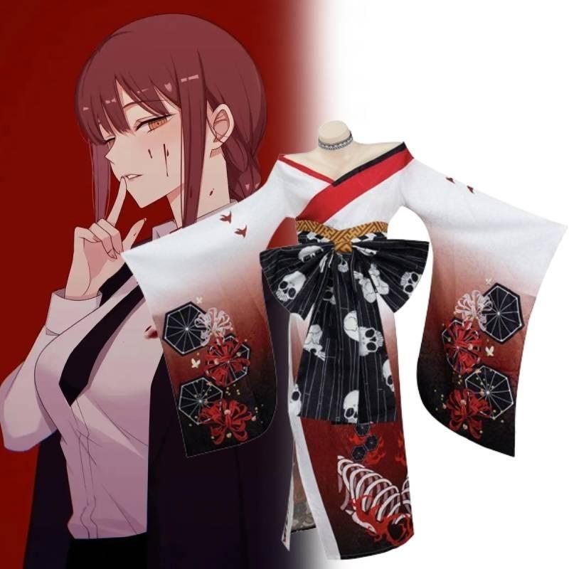 Charming Makima Power Cosplay Costume Traditional Japanese Style Soft And Comfortable