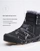 Unisex Mid-Top Waterproof Winter Snow Boots with Anti-Slip Sole and Plush Lining