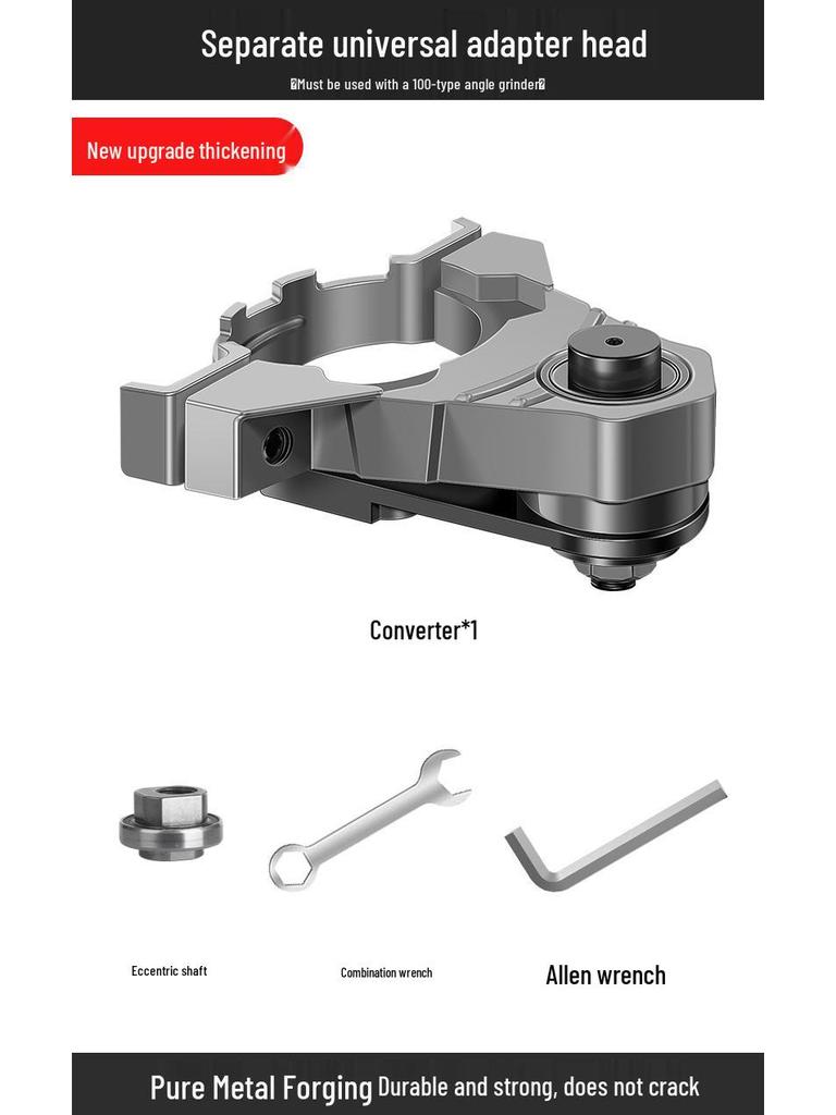 Universal Angle Grinder Adapter for Woodworking and Grooving