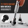 1Pcs 14 Drive Ratchet Wrench Mini Hand Tool New Torque Spanner  For Tightening Tasks