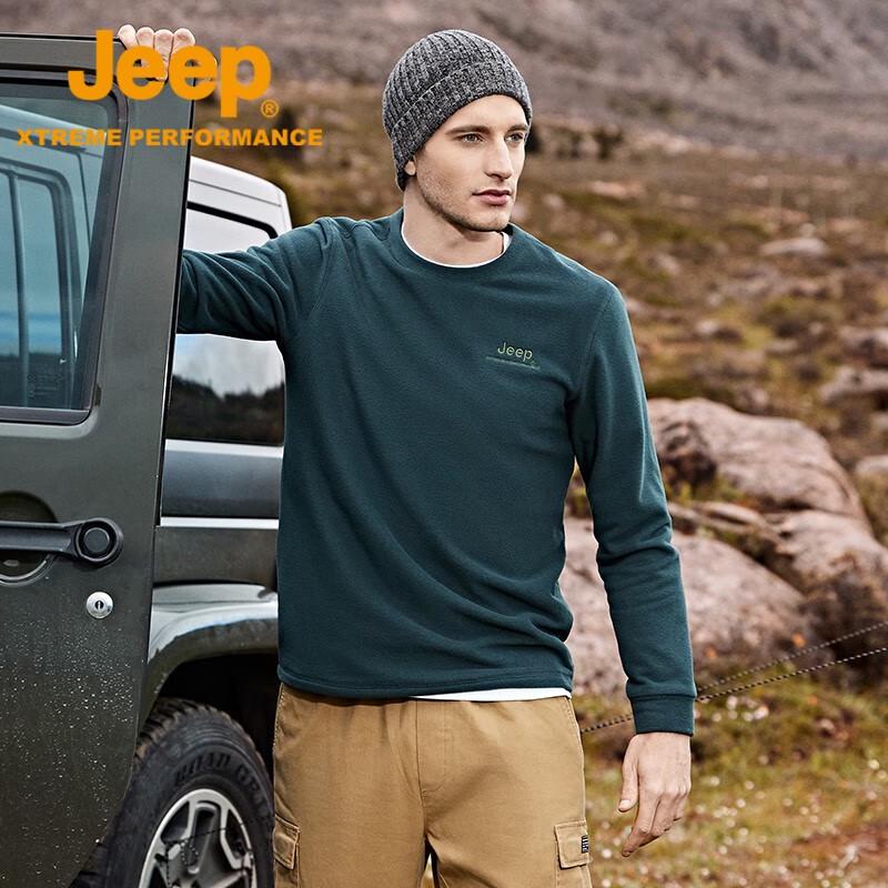 JEEP Men s Outdoor Fleece Pullover M/170