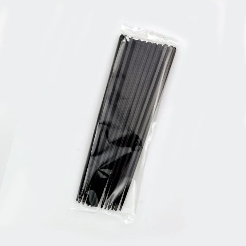 Ru Han Black Cherry Blossom Alloy Chopsticks Set - 40 Pairs