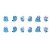 Glow in The Dark Mini Ghost Figures with Box Luminous Small Resin Ghost Figurine Miniature Ghost Garden Decor for Halloween Party Favors