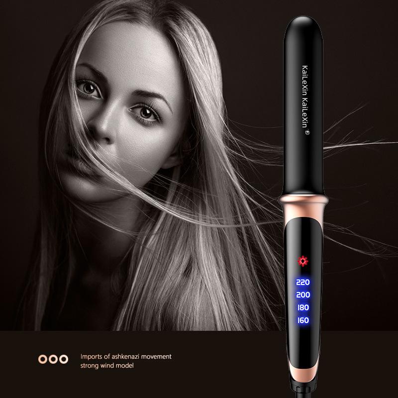 Dual-Purpose Ceramic Hair Straightener & Curling Iron: Safe for Hair, Ideal for Straightening and Styling Bangs