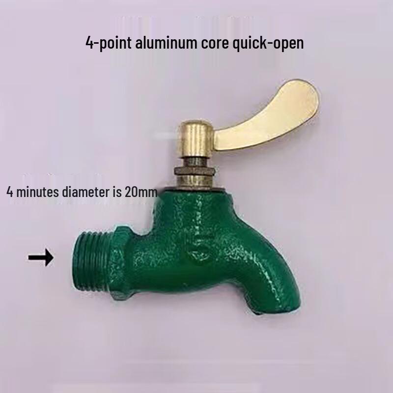 LANGZHIWEN Cast Iron Single Cold Utility Faucet, 2-Pack