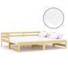 Cadre de lit - Maison Exclusive - 2x(90x200) cm - Bois de pin massif - Canapé-lit multifonctionnel