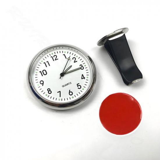 1× Car Interior Clock Dashboard Stick-On Watch Accessories For Truck SUV Vehicle