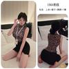Sexy Lingerie Pure Desire Leopard Print Hip Skirt Uniform Suit No-take-off Sleeping Clothes