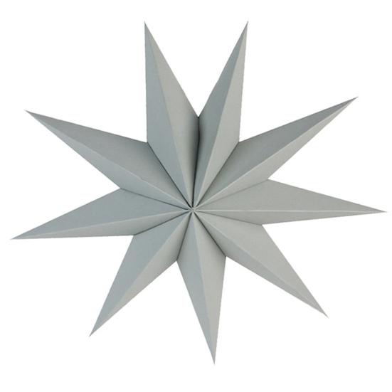 30cm Nine-pointed Star Paper Kid Room Hanging New Year Party Ornament Decor