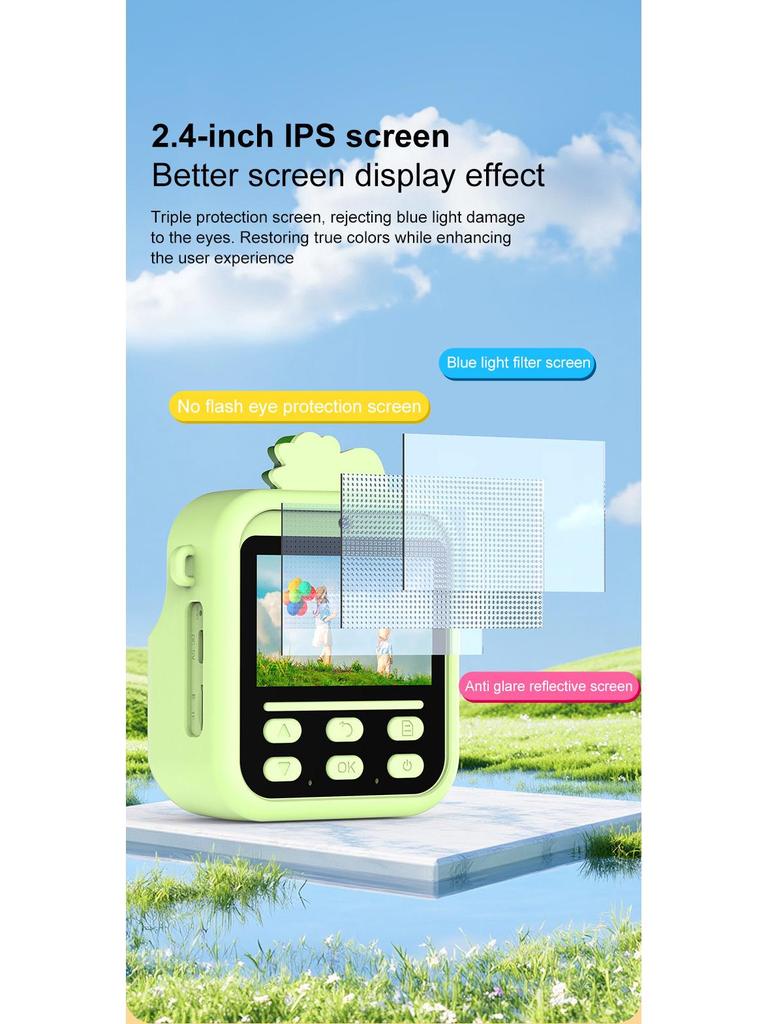 S1 Dual-Camera HD Instant Print Toy Camera for Kids