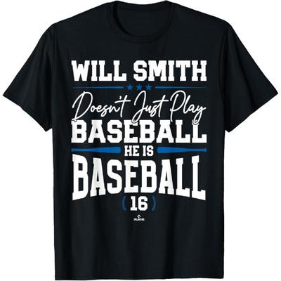 He Is Baseball Will Smith Los Angeles Baseball MLBPA T-Shirt1
