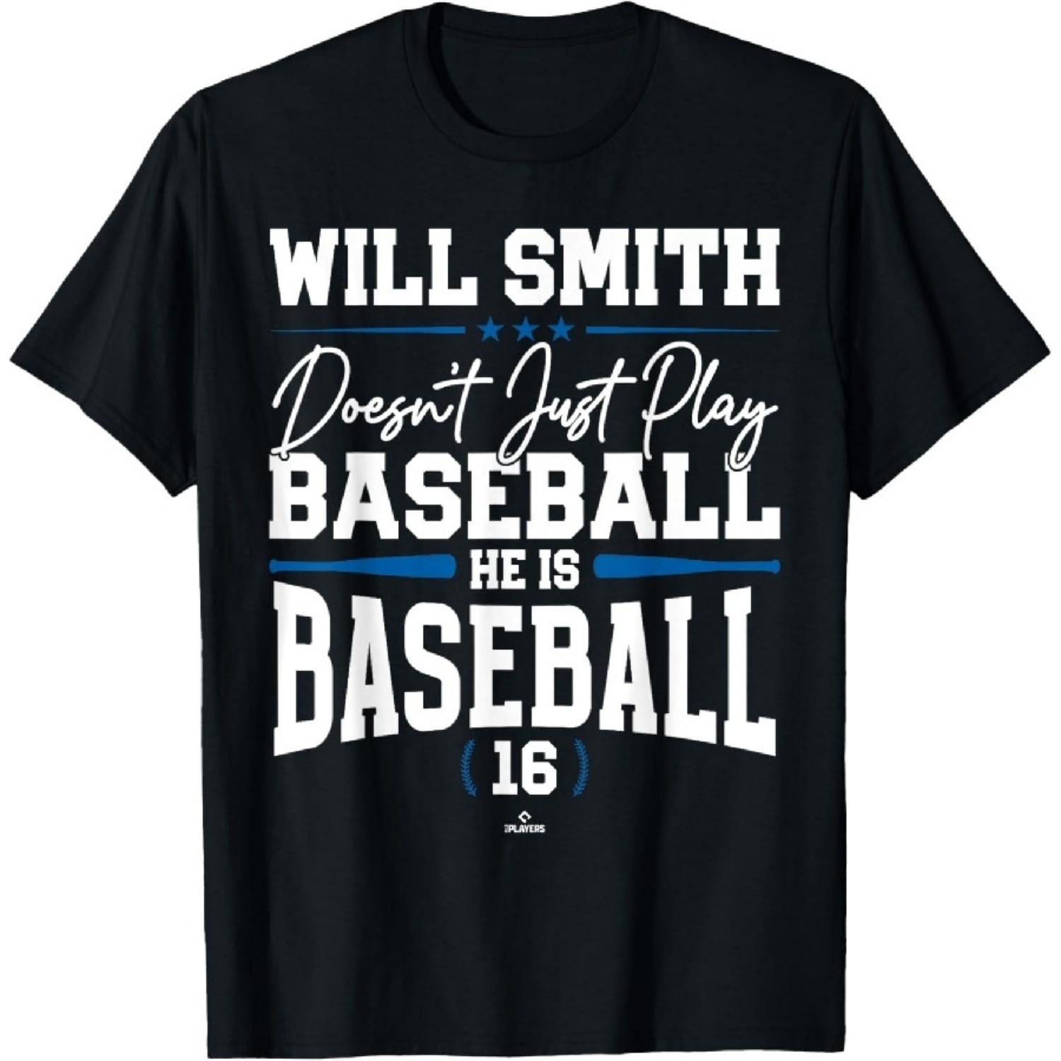 

He is Baseball Will Smith Los Angeles Baseball MLBPA T-Shirt1 XXXXXL різнокольоровий