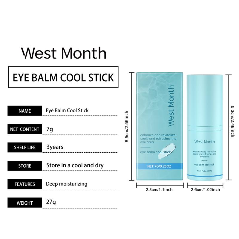 Hyaluronic Acid Eye Cream Stick Fade Fine Line Remove Wrinkle Eye Bags Anti-Puffiness Dark Circle Firming Under Eye