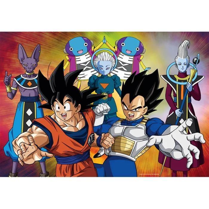 Puzzle 500 Pièces - CLEMENTONI - Dragon Ball - Dessins Animés Et BD - Coloris Unique