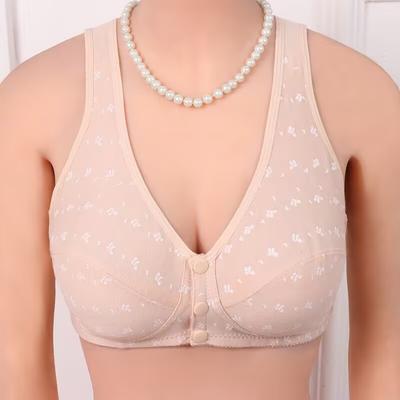 Front Buckle Cotton Bras Women Lingerie Front Close Bra Leisure Comfortble Underwear