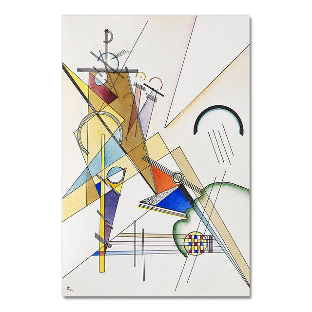 

Знаменитый постер Кандинского, абстрактная геометрическая картина на холсте, классические настенные художественные картины для гостиной, современный принт, украшение для дома без рамки 50*70cm