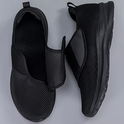 Orthopädische Schuhe für breite Füße, geschwollene Laufschuhe, Freizeitschuhe mit Daumenumkehr, Anpassung weicher, bequemer Diabetikerschuhe