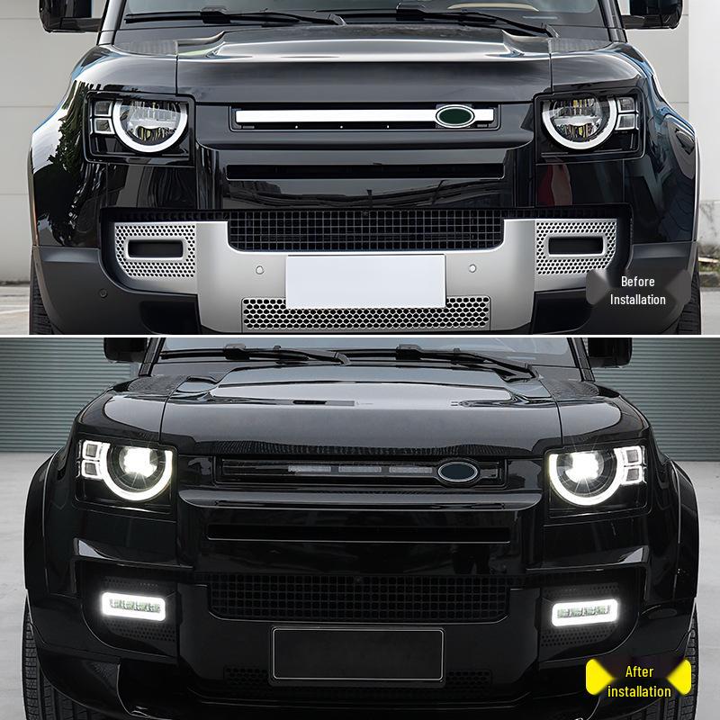LED Fog Light Upgrade for 2020-2025 Land Rover Defender - Golden Eye Lens, Low Profile