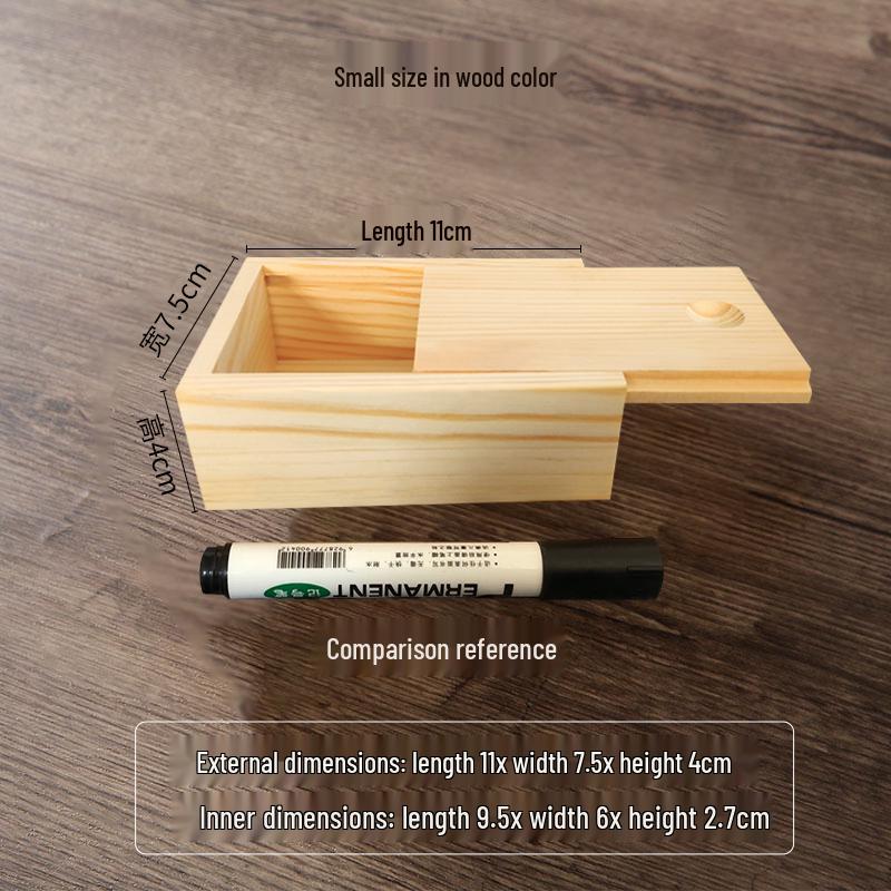 Прямоугольная антикварная деревянная коробка для хранения чая и подарков