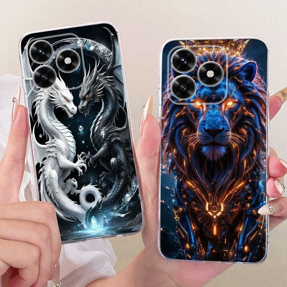 Case For Honor X5c Plus Cover 2025 New Fashion Flower Butterfly Soft Clear Silicone Phone Cases For Honor X5c 4G HonorX5c Fundas