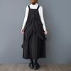 Ärmelloses Träger-Übergröße Vintage Neu in Kleider für Frauen lässig locker lang Frühling Sommerkleid