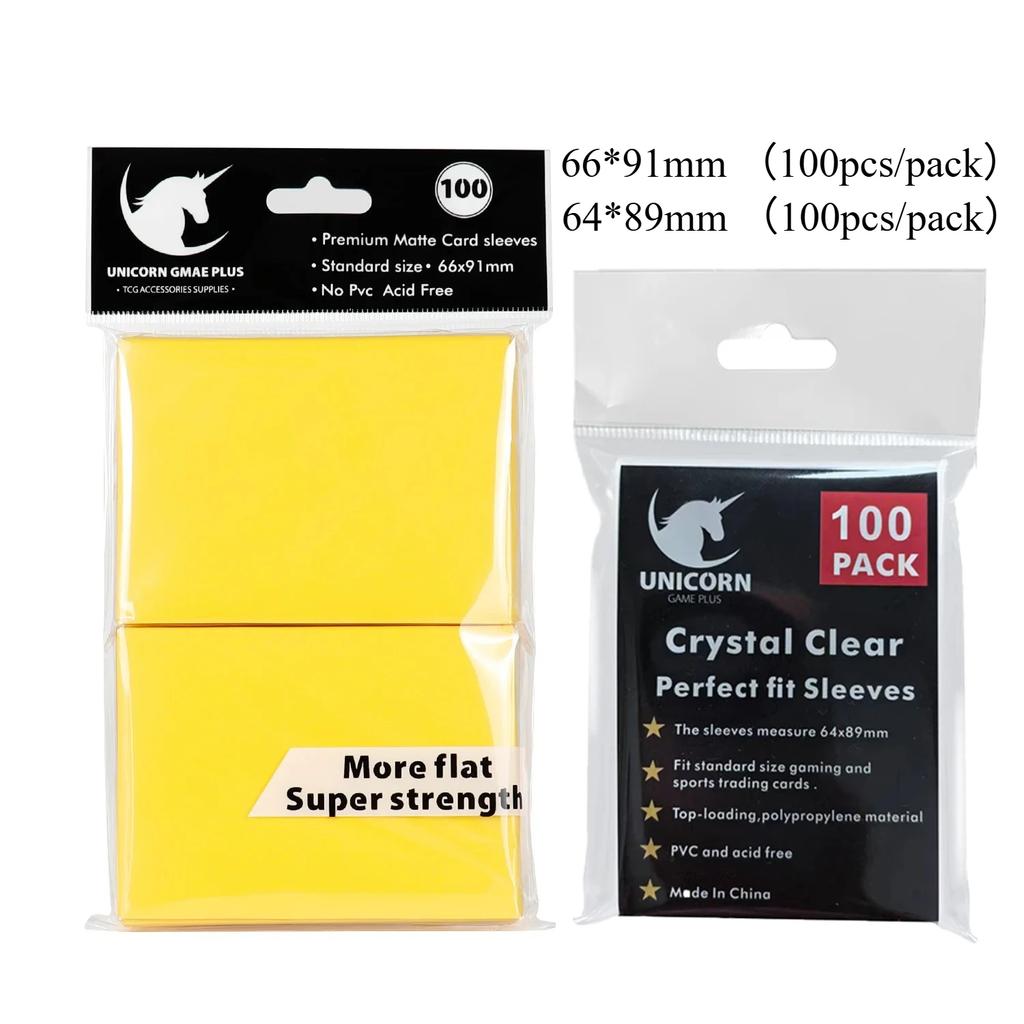 200 PEZZI Buste Standard per Carte da Gioco Carte Collezionabili Buste Doppia Strato Opache per Pokemon MTG Baseball Sport Card Gioco da Tavolo