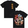 Anime JoJo Bizarre Adventure STEEL BALL RUN Gyro Zeppeli Diego Brando Johnny Joestar T-Shirts Men Clothing Y2K Short Sleeves Top