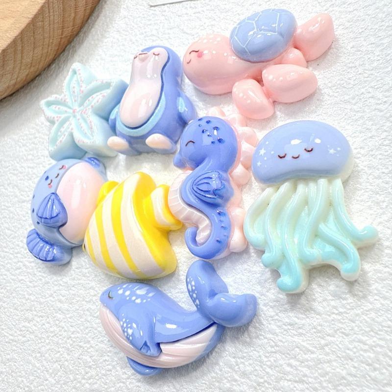 Marine Resin Accessories DIY Handmade Patch Phone Case Hair Accessories Hair Clip Accessories