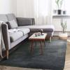 Tapis salon à poils longs toucher laineux bleu cendré 120x170