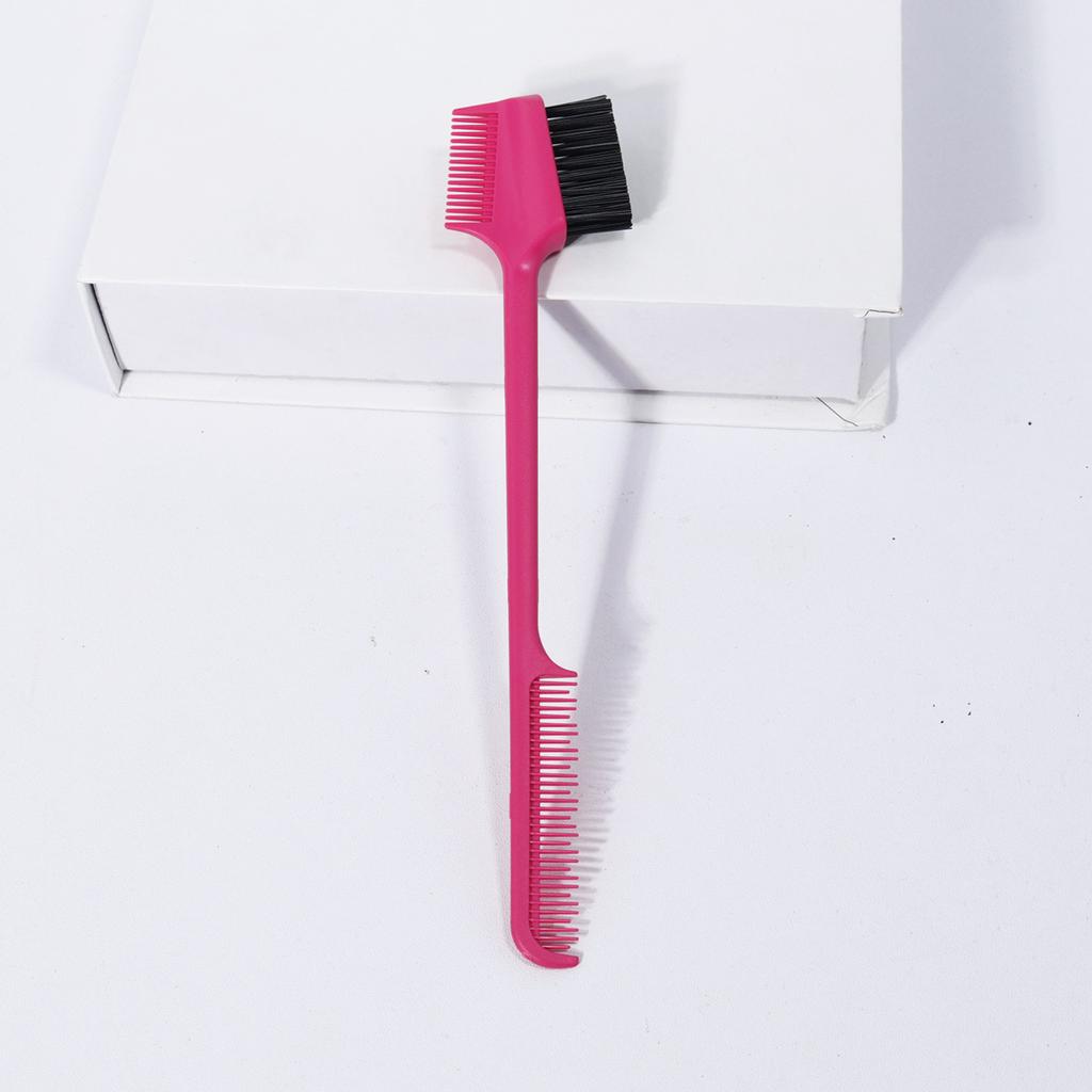 Double sided edge comb control hair brush, double-sided three in one edge control brush, hair salon comb hair styling tool