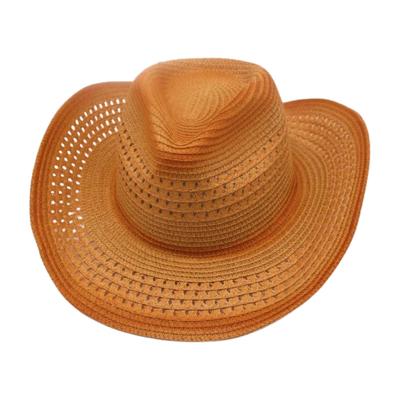 Western Cowboy Strohhut Frühling Und Sommer Winddicht Sonnenschutz Strohhut Schlichter Herren- Und Damen-Ethno-Hut
