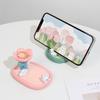 Original Cute Little Rabbit Phone Holder Ornament Creative Home Office Desktop Lazy IPad Stand