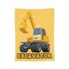 Tayos Little Bus Cartoon Blankets  Flannel Vintage Warm Throw Blankets for Home AutumnWinter