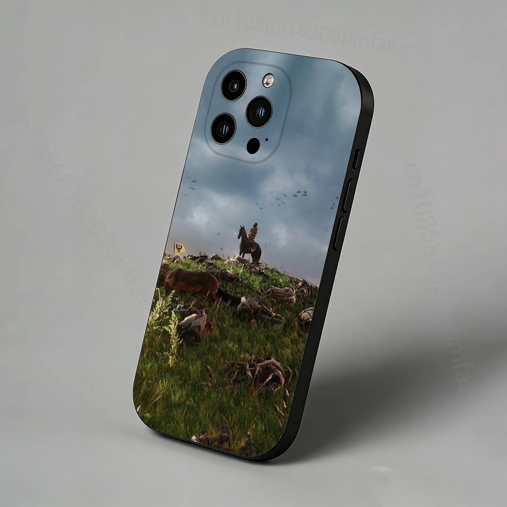 Knight and Horse Medieval style Phone Case For iPhone 17,16,15,14,13,12,11 Pro,Max,Plus,X,XS,XR,SE,Mini