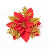 5pcs Fake Gold Powder Flower DIY Christmas Tree Decorations  Christmas Tree